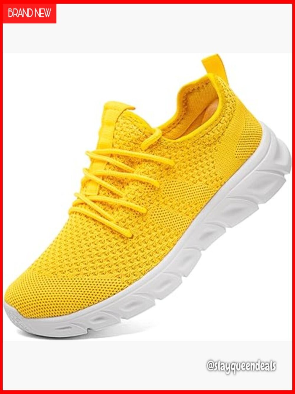 Lightweight Running Shoes with Breathable Mesh, Non-Slip EVA Sole
